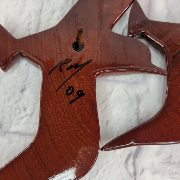 Barbados Mahogany 2 Wood Seagull Hand Carved Figurine Medford Mahogany Creations - Picture 5 of 10